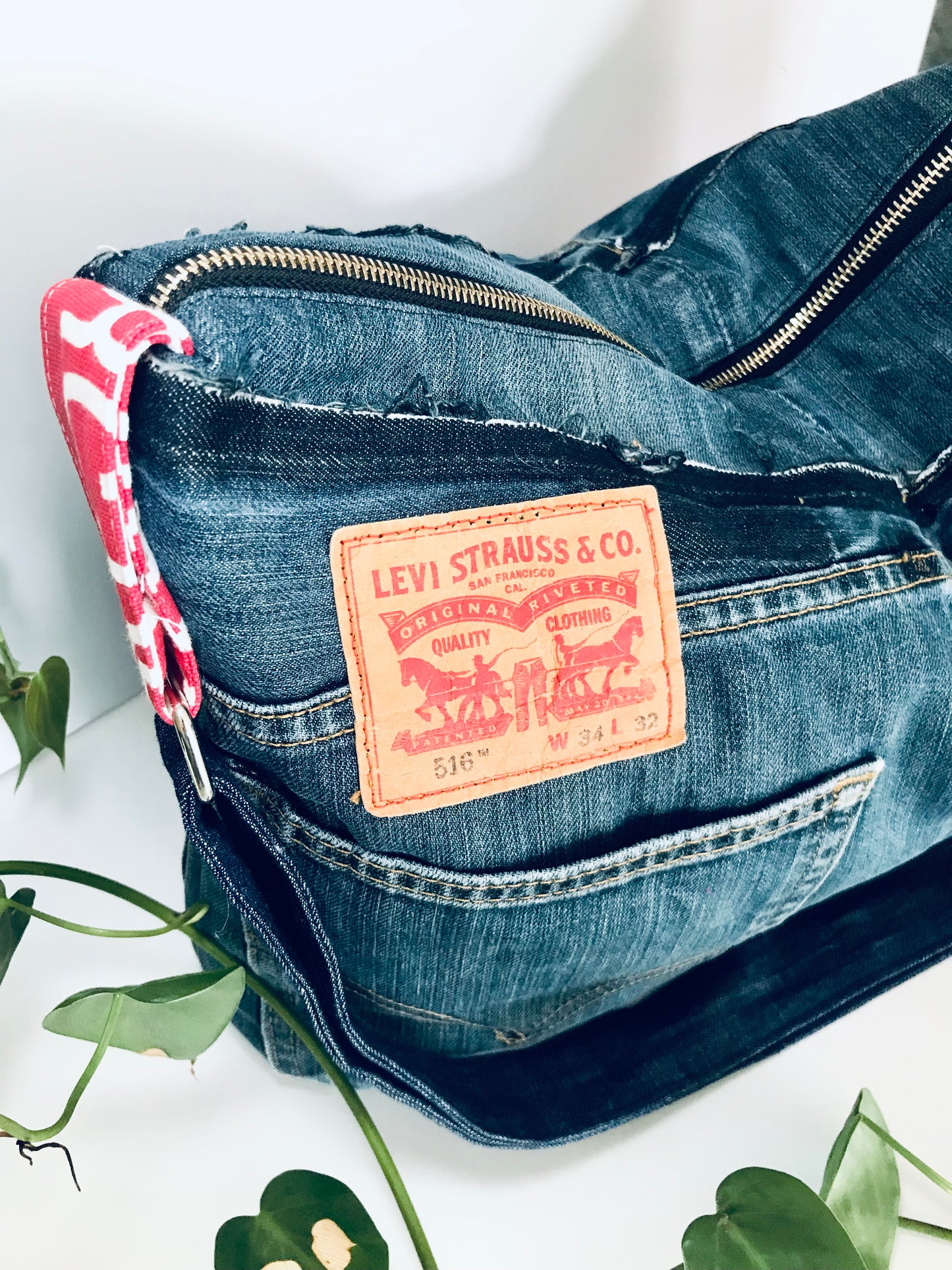 Conscious Carry-all with blue Levi’s and Eiffel tower